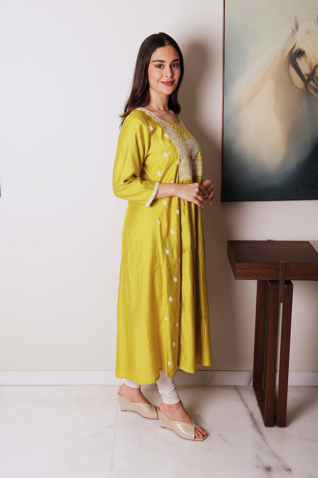 Thread Yoke Kurta