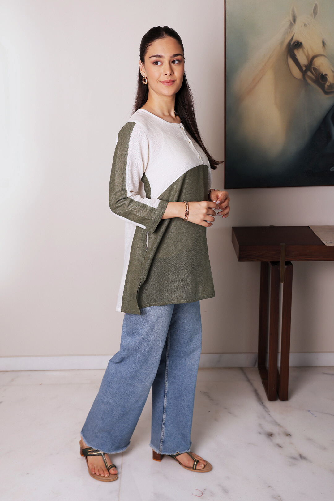 Jute Kurti