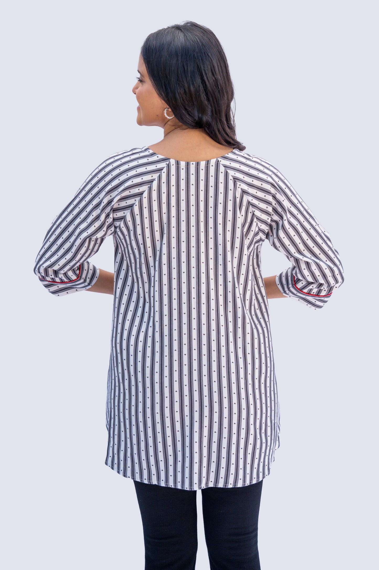 Heart Print Kurti