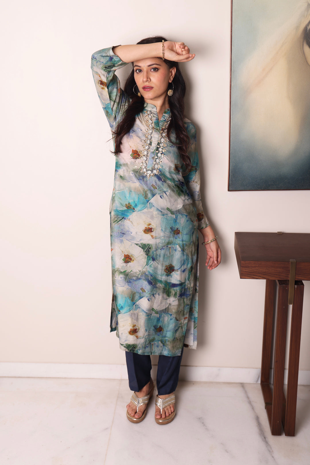 Gota Bead Kurta
