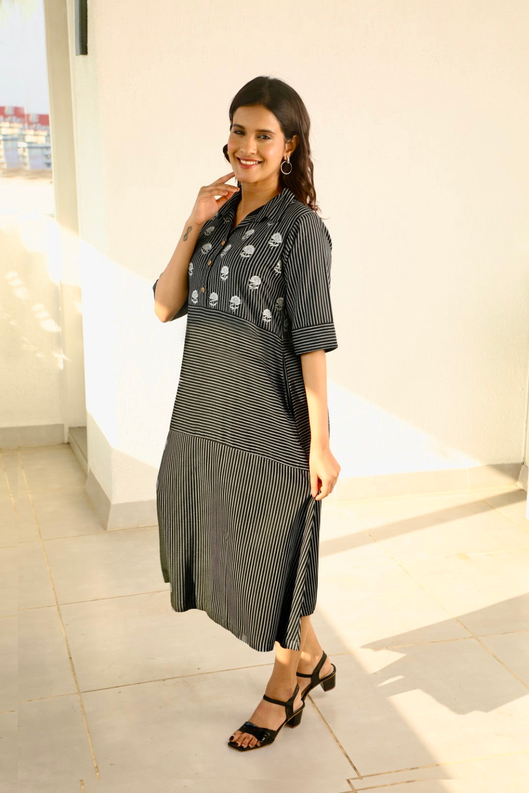 Horizontal/Vertical Dress
