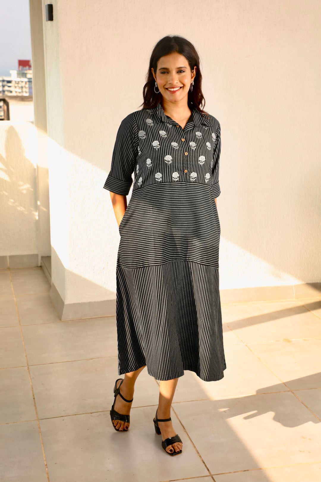 Horizontal/Vertical Dress