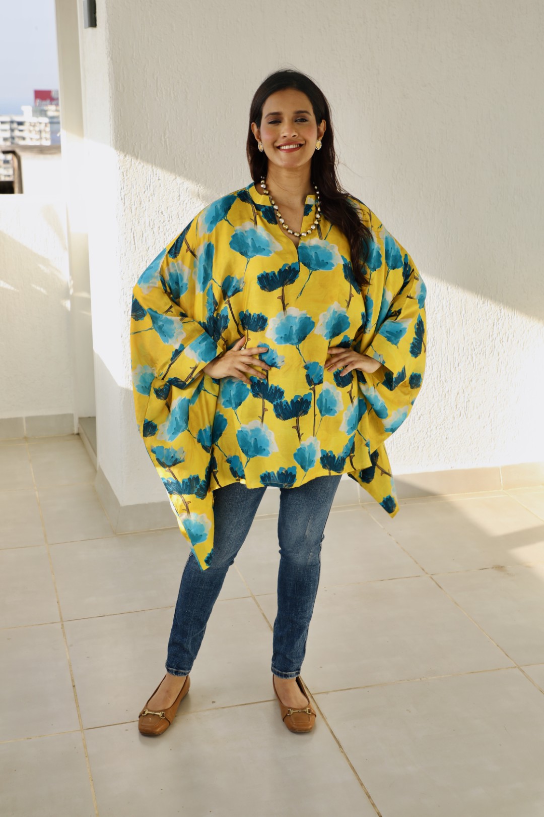 Floral Muslin Kurti
