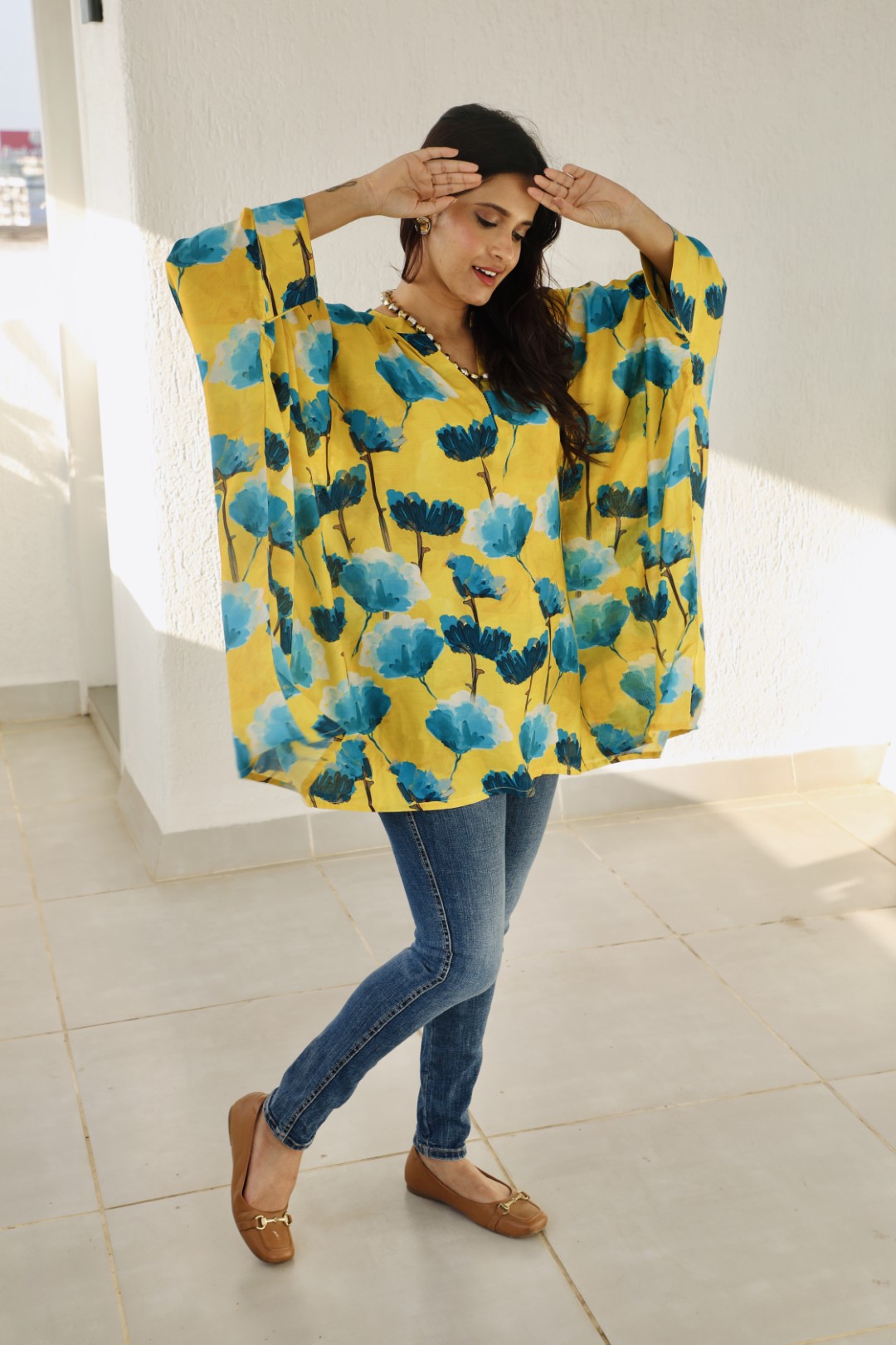 Floral Muslin Kurti