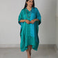 Poncho Turquoise Green Dress