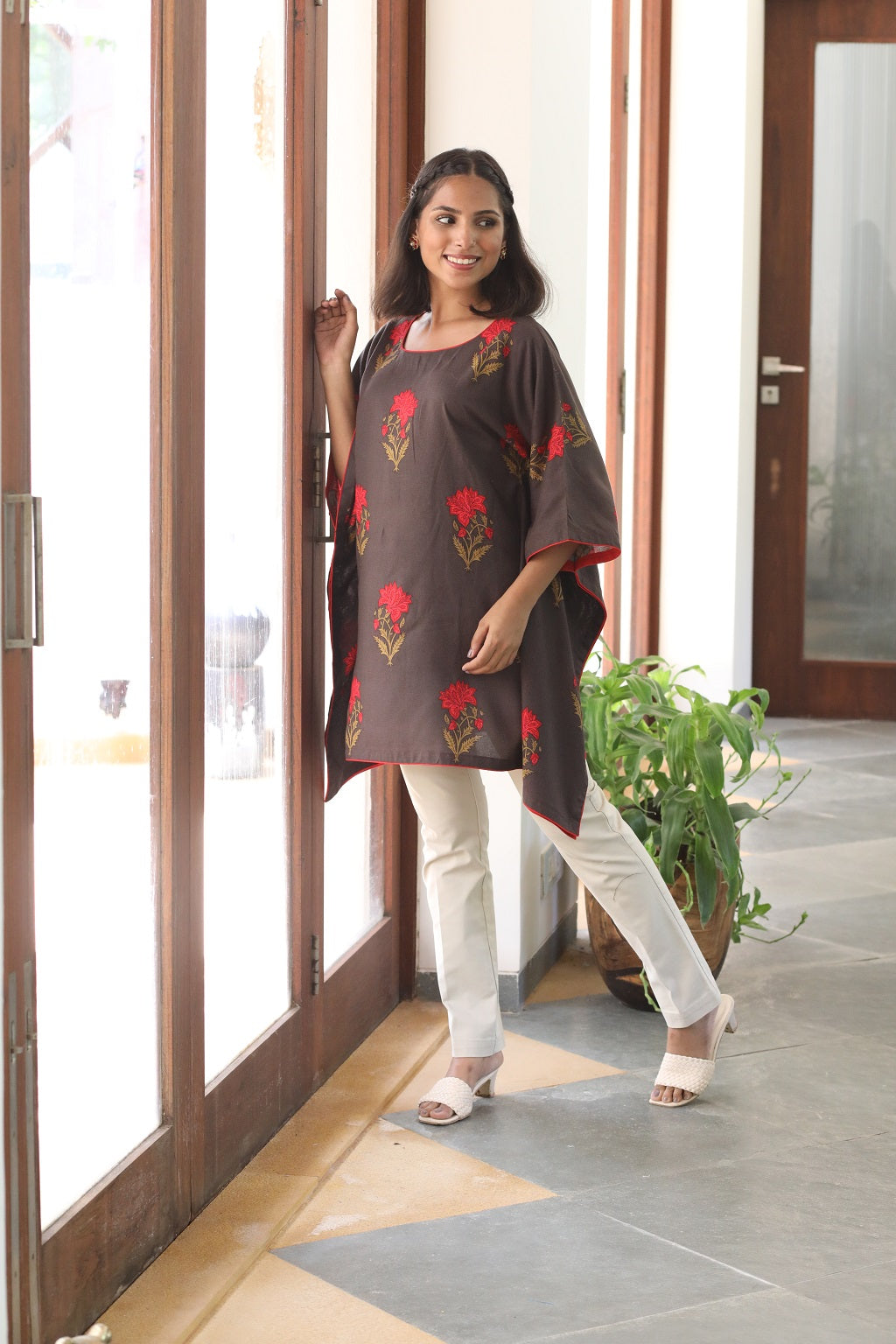 Poncho Style Short Kurti