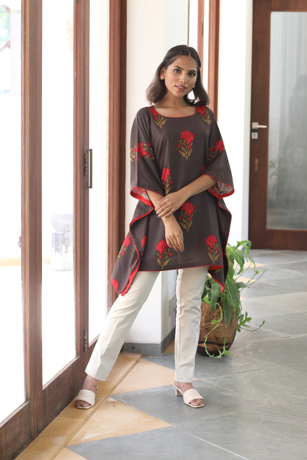 Poncho Style Short Kurti