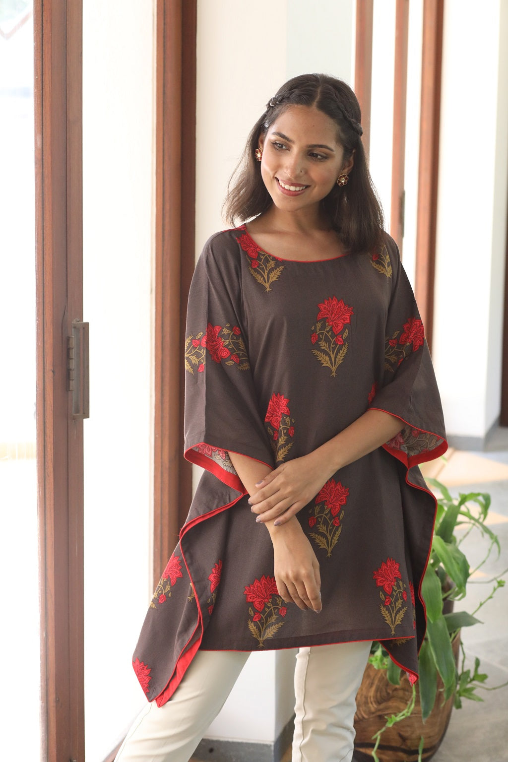 Poncho Style Short Kurti