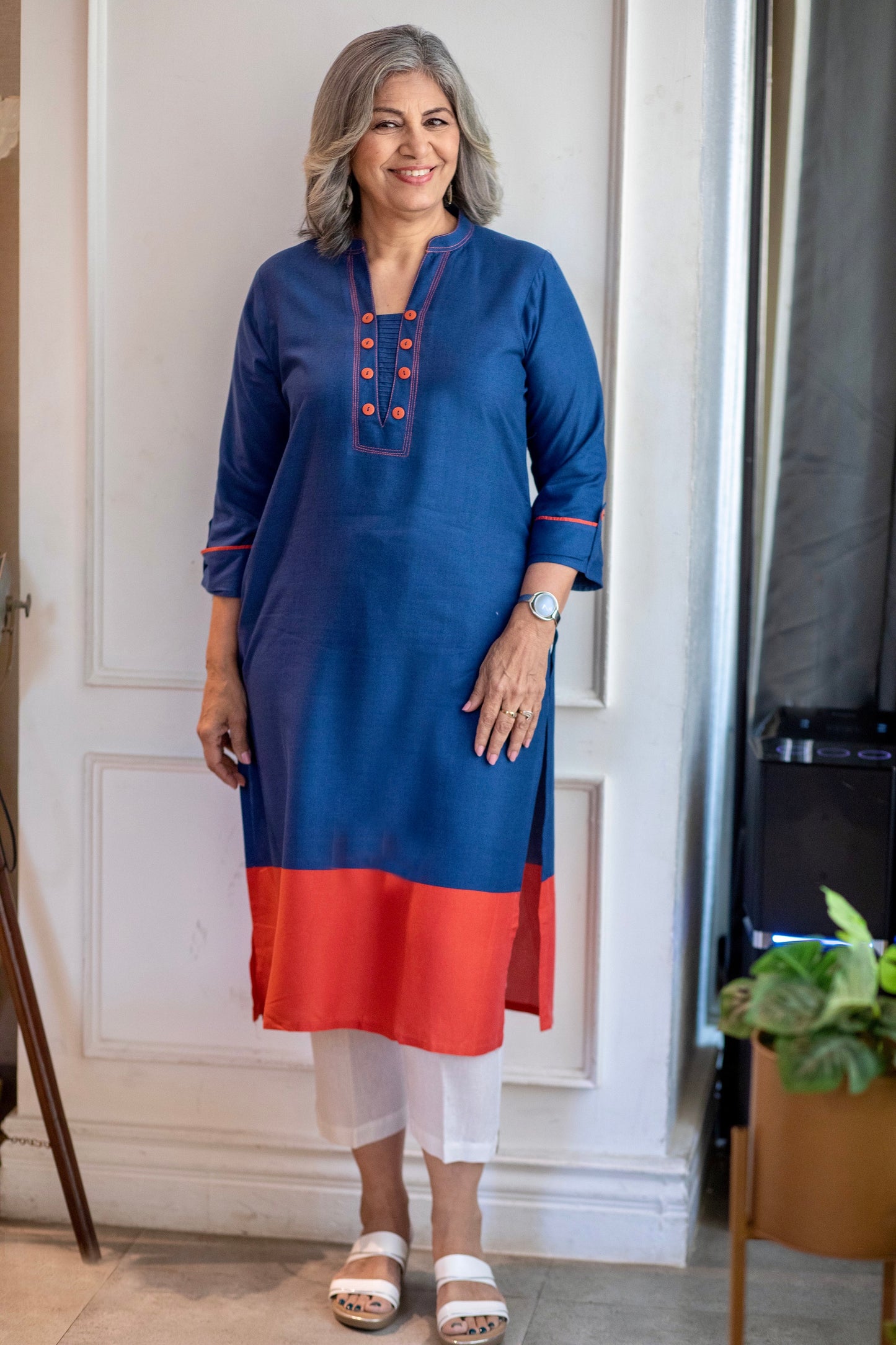 Denim Shaded Kurta