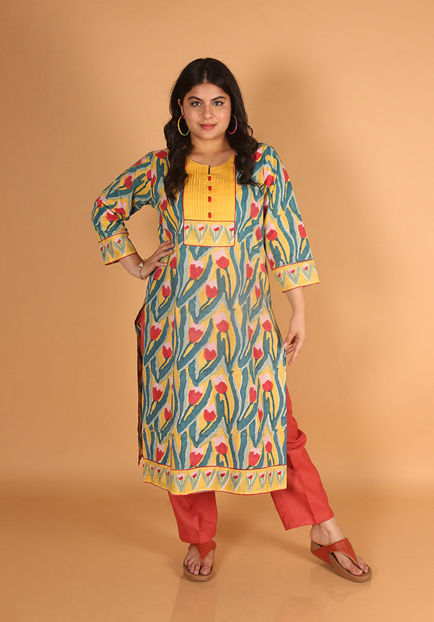 Multi Floral Kurta