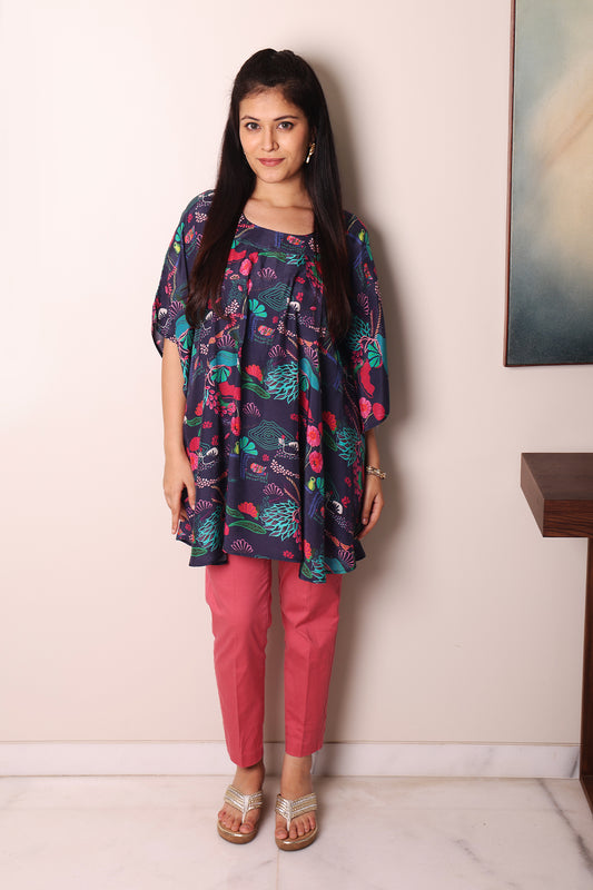 Muslin Cape Kurti