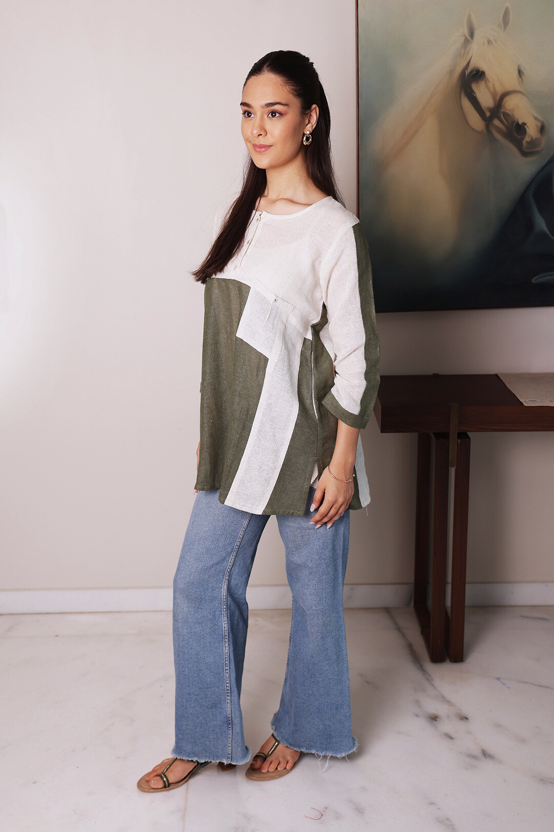 Jute Kurti