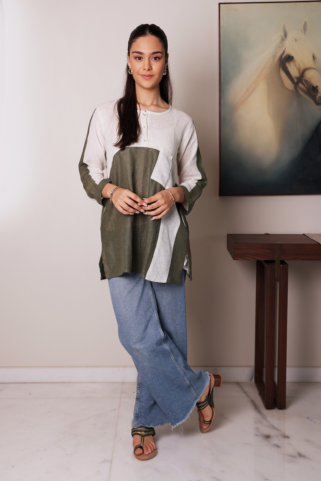 Jute Kurti