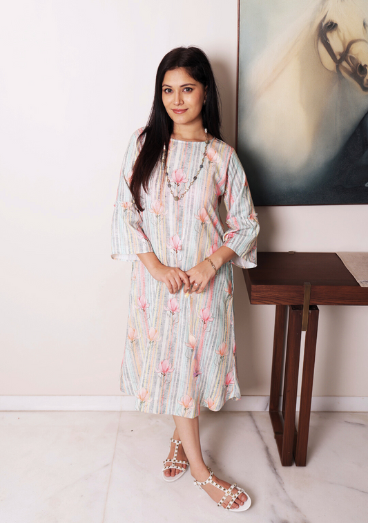 Stripe Linen Dress