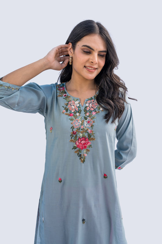 Hand Embroidery Kurta