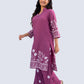 Polka Palazzo Floral Kurta