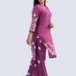 Polka Palazzo Floral Kurta