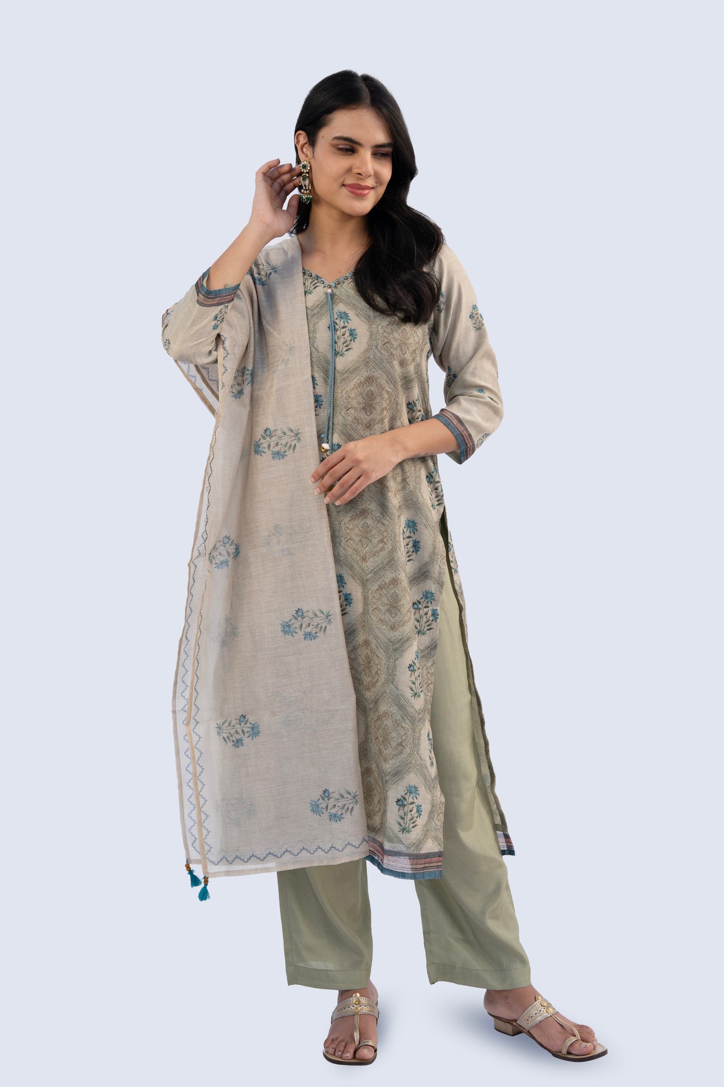 Chanderi Suit