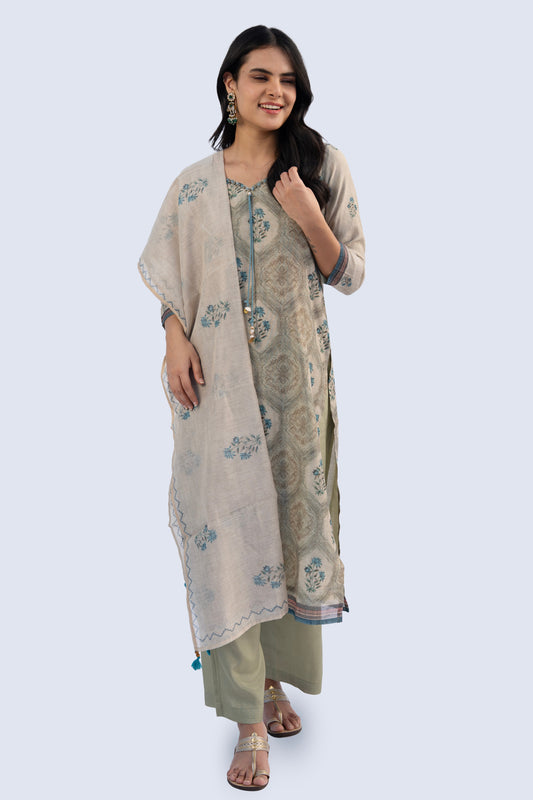 Chanderi Suit