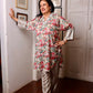 Light Pista Floral Printed Co-ord Set
