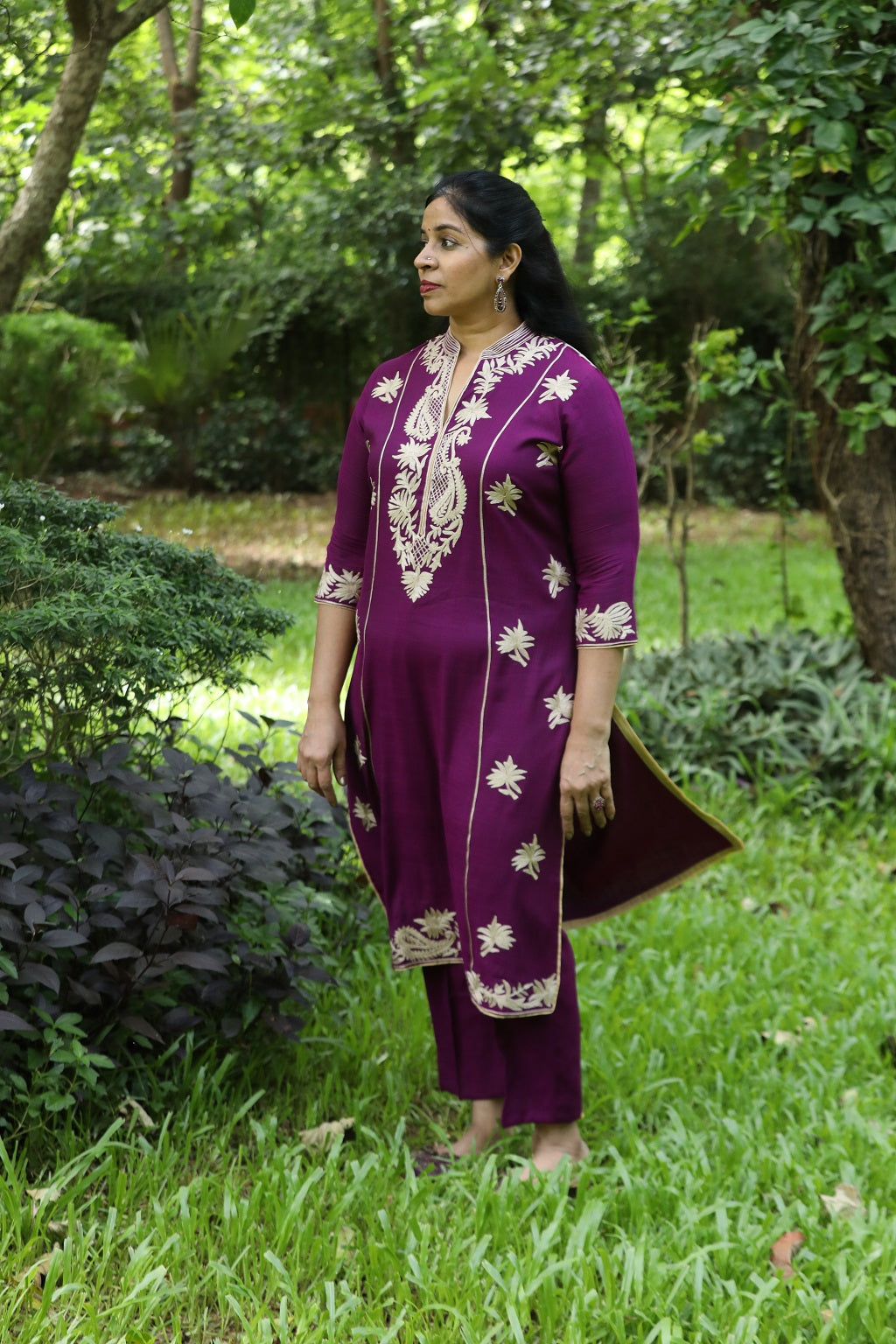 Magenta Queen Ethnic Suit