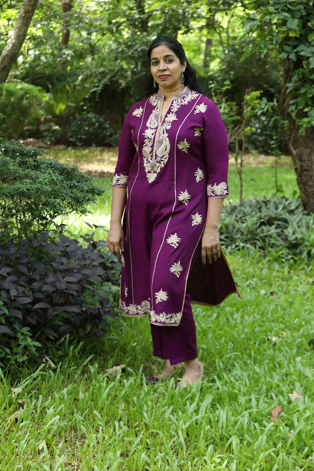 Magenta Queen Ethnic Suit