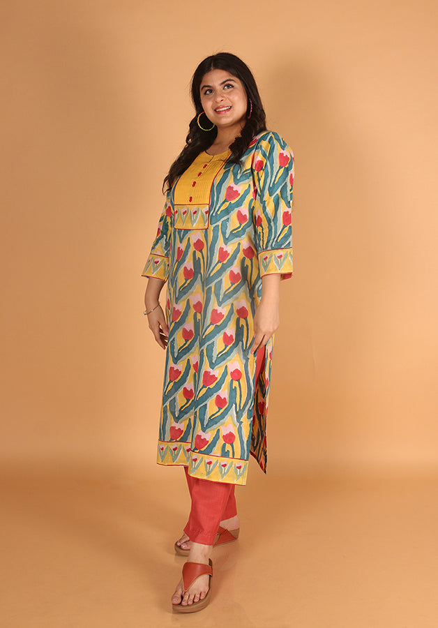 Multi Floral Kurta