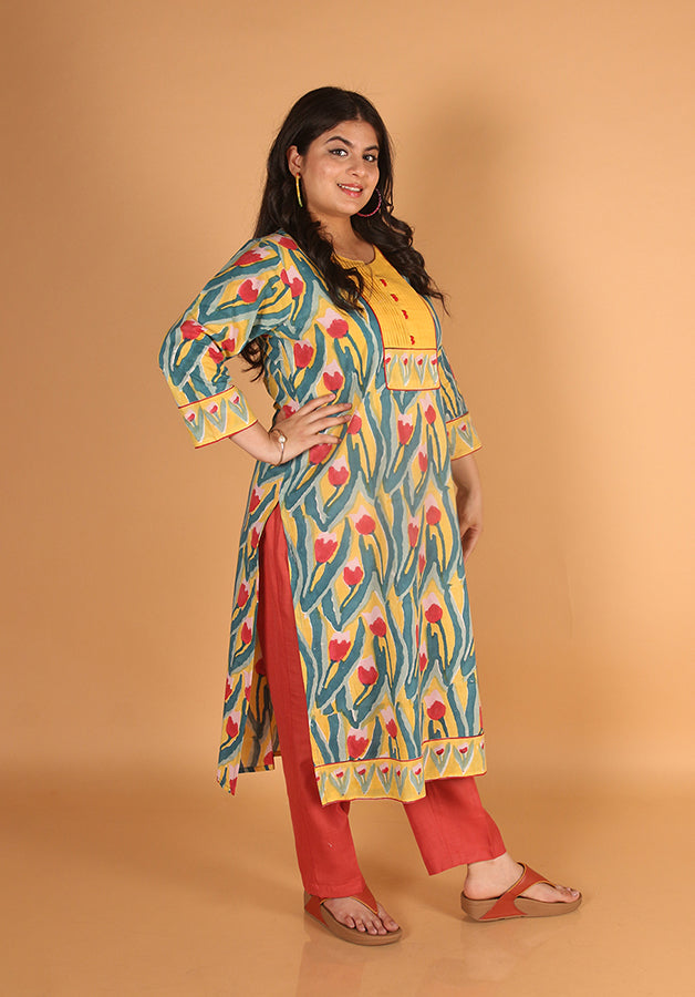 Multi Floral Kurta