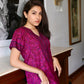 Magenta Block Spun Kaftan