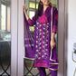 Rayon Double Embroidered Ethnic Suit