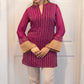 Tissue Collar Georgette Kurti